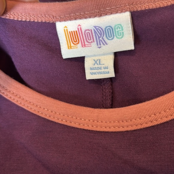 LuLaRoe Carly NWT women’s purple high low dress size XL - Picture 8 of 10
